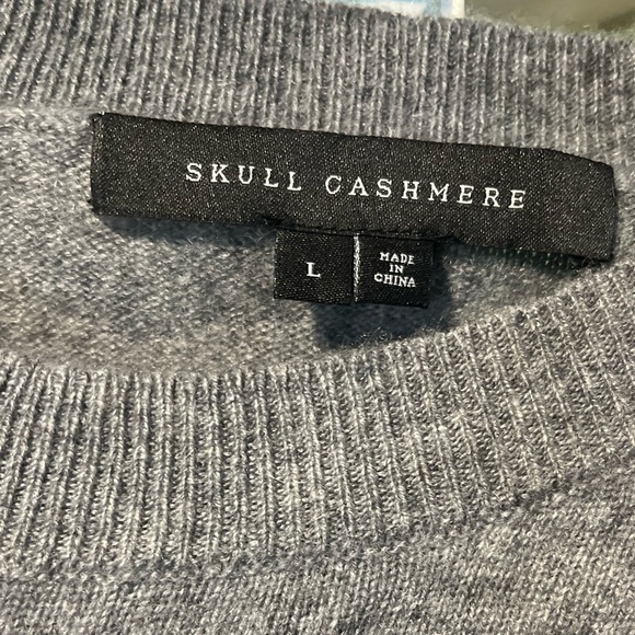 Skull Cashmere Grey Muscle Tee - Picture 2 of 3